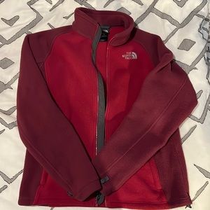 North face jacket, Maroon & Pink, size Large